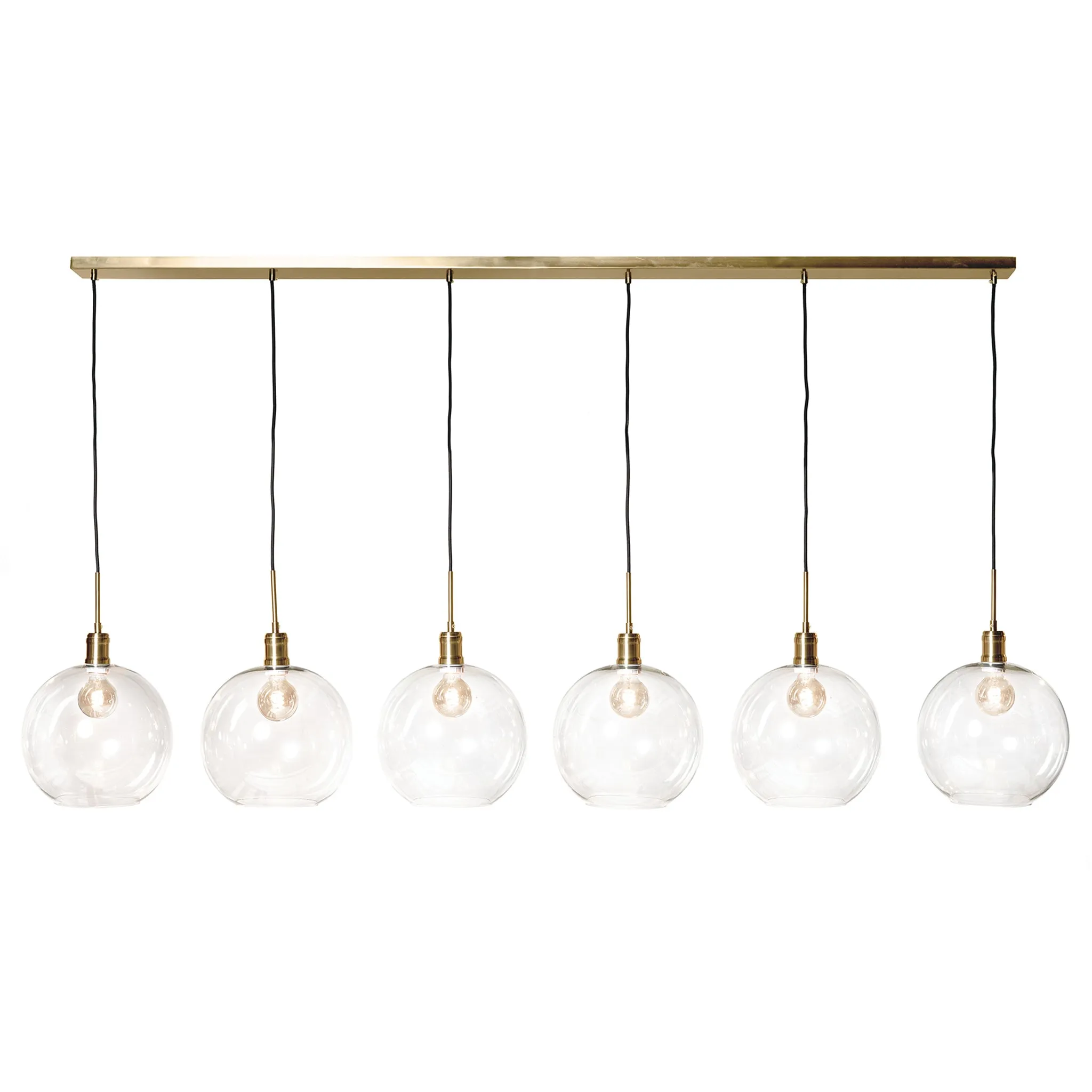 LUCA BRASS CHANDELIER- LARGE