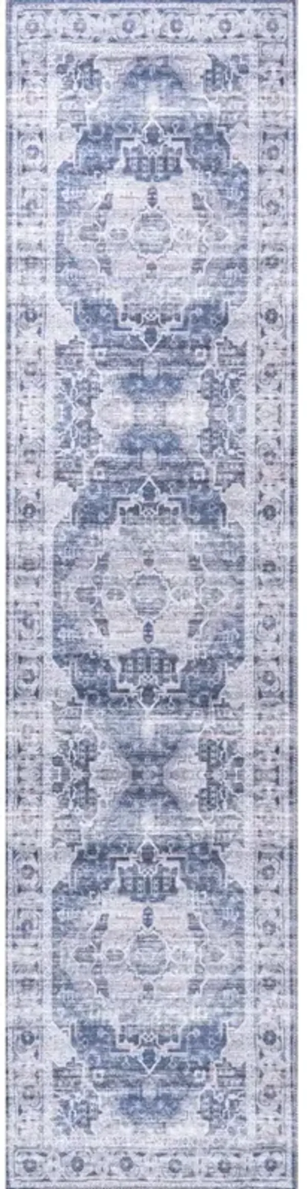 Alanya Ornate Medallion Machine-Washable Area Rug