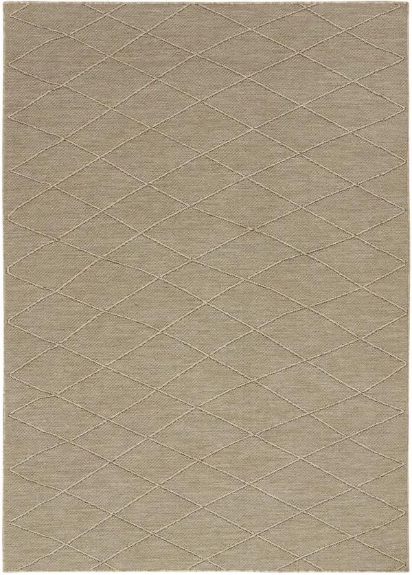 Washable Solutions WSL01 Natural 4' x 6' Rug