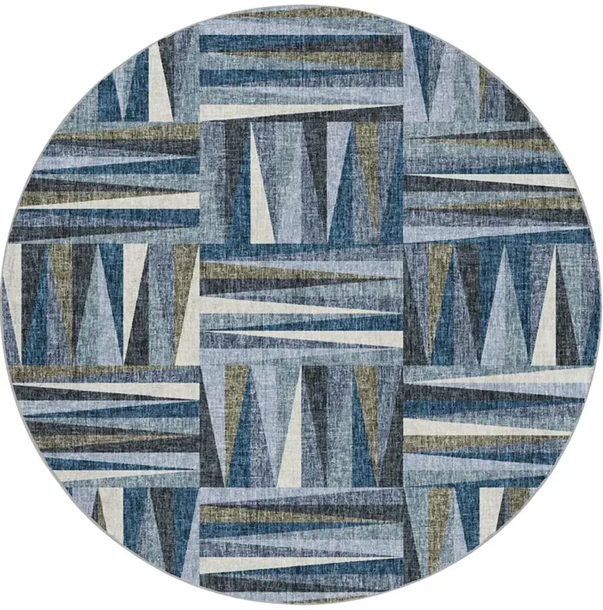 Lorenzo LN2 Denim 8' Round Rug