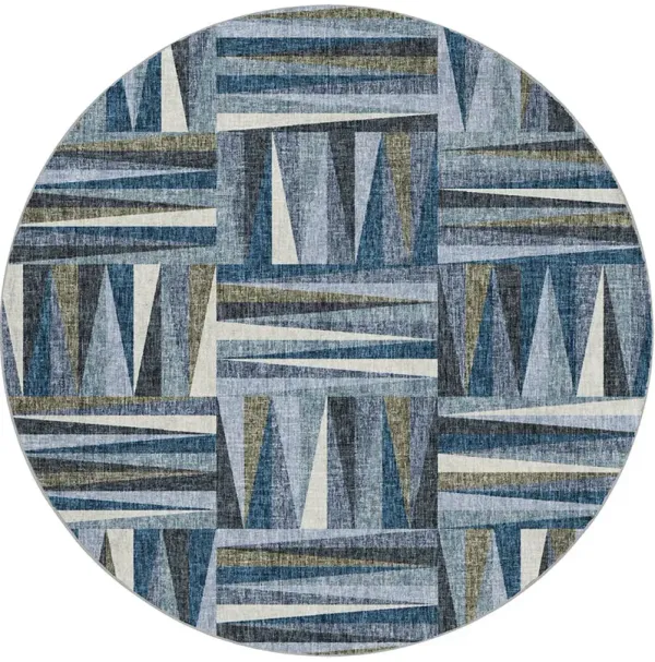 Lorenzo LN2 Denim 8' Round Rug