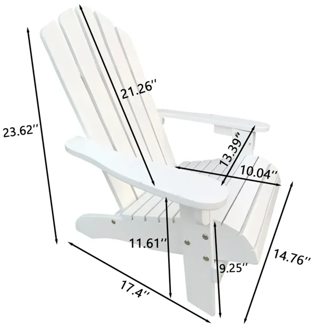 Outdoor Or Indoor Wood Children Adirondack Chair