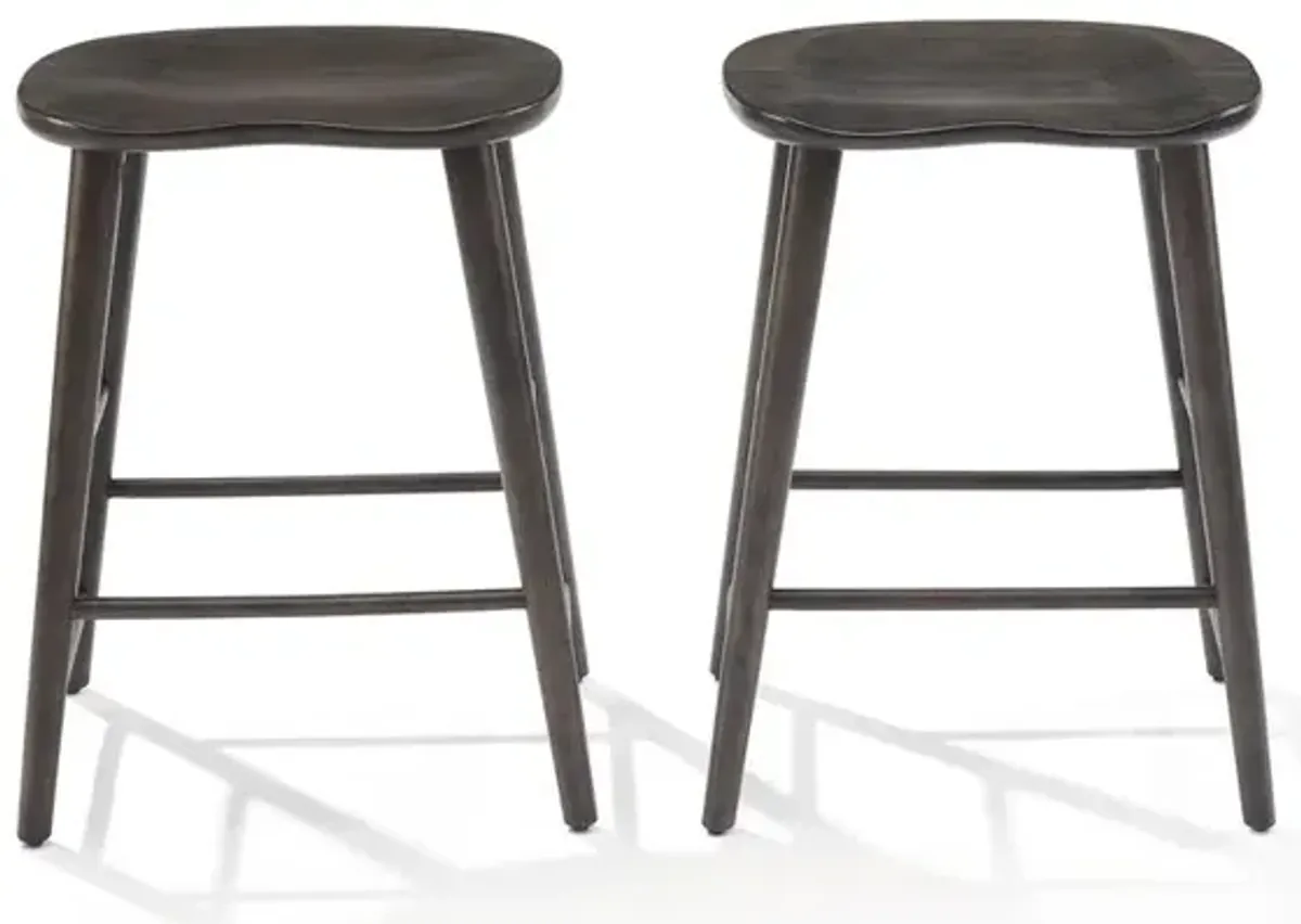 Maddox 2-Piece Counter Height Bar Stool Set- 2 Stools