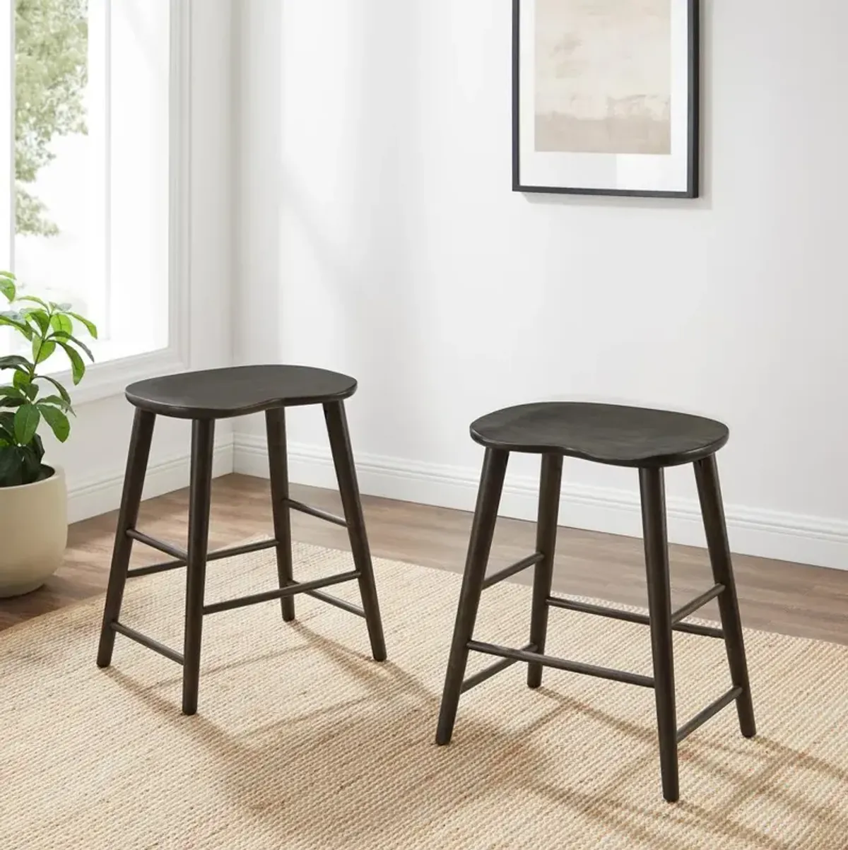 Maddox 2-Piece Counter Height Bar Stool Set- 2 Stools