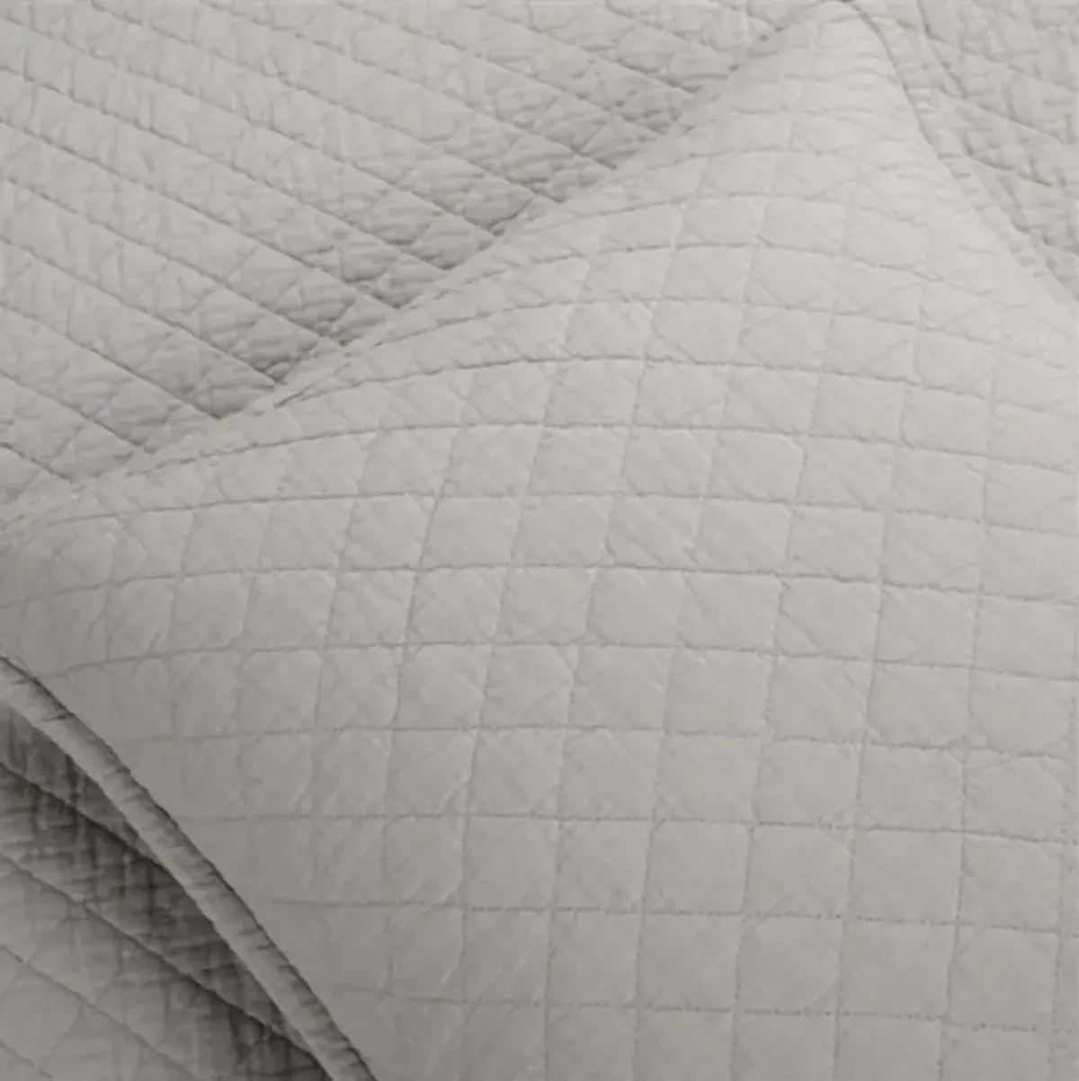 Lightweight Cotton Linen Textured Reversible 3-Piece Quilt Set