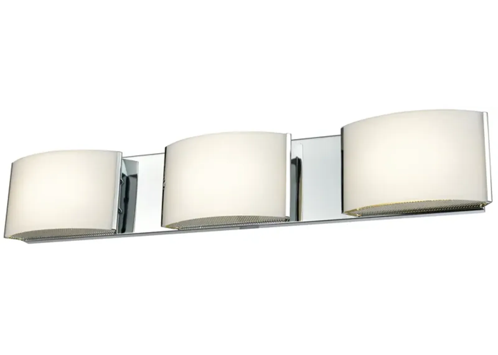 Pandora 25.25'' Wide 3-Light Silver Vanity Light