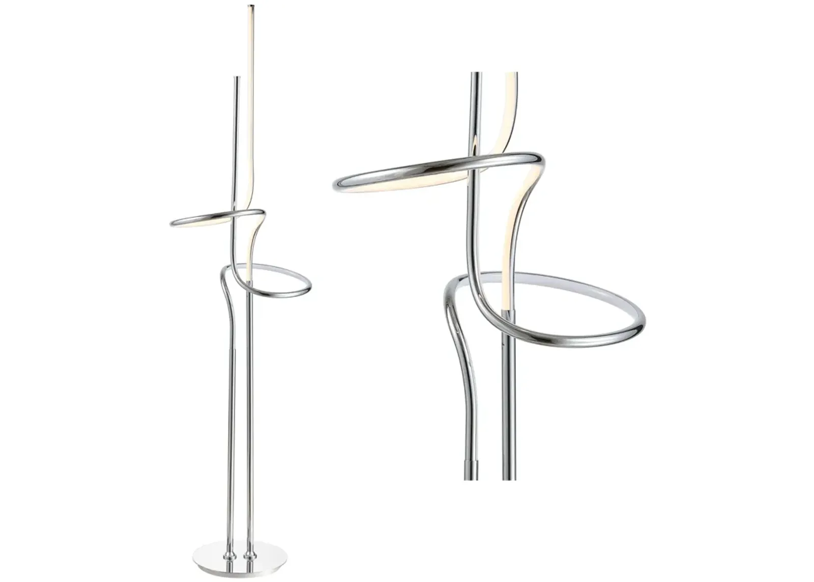 Sketch Minimalist Dimmable Metal Integrated LED Floor Lamp