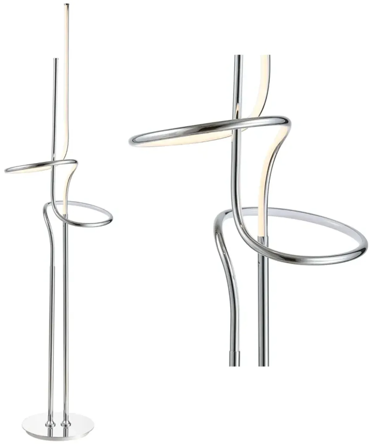 Sketch Minimalist Dimmable Metal Integrated LED Floor Lamp