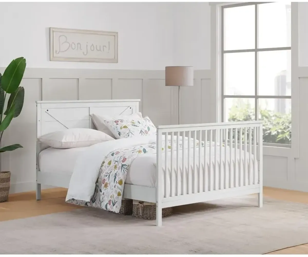 Oxford Baby Montauk 4 In 1 Crib Barn White