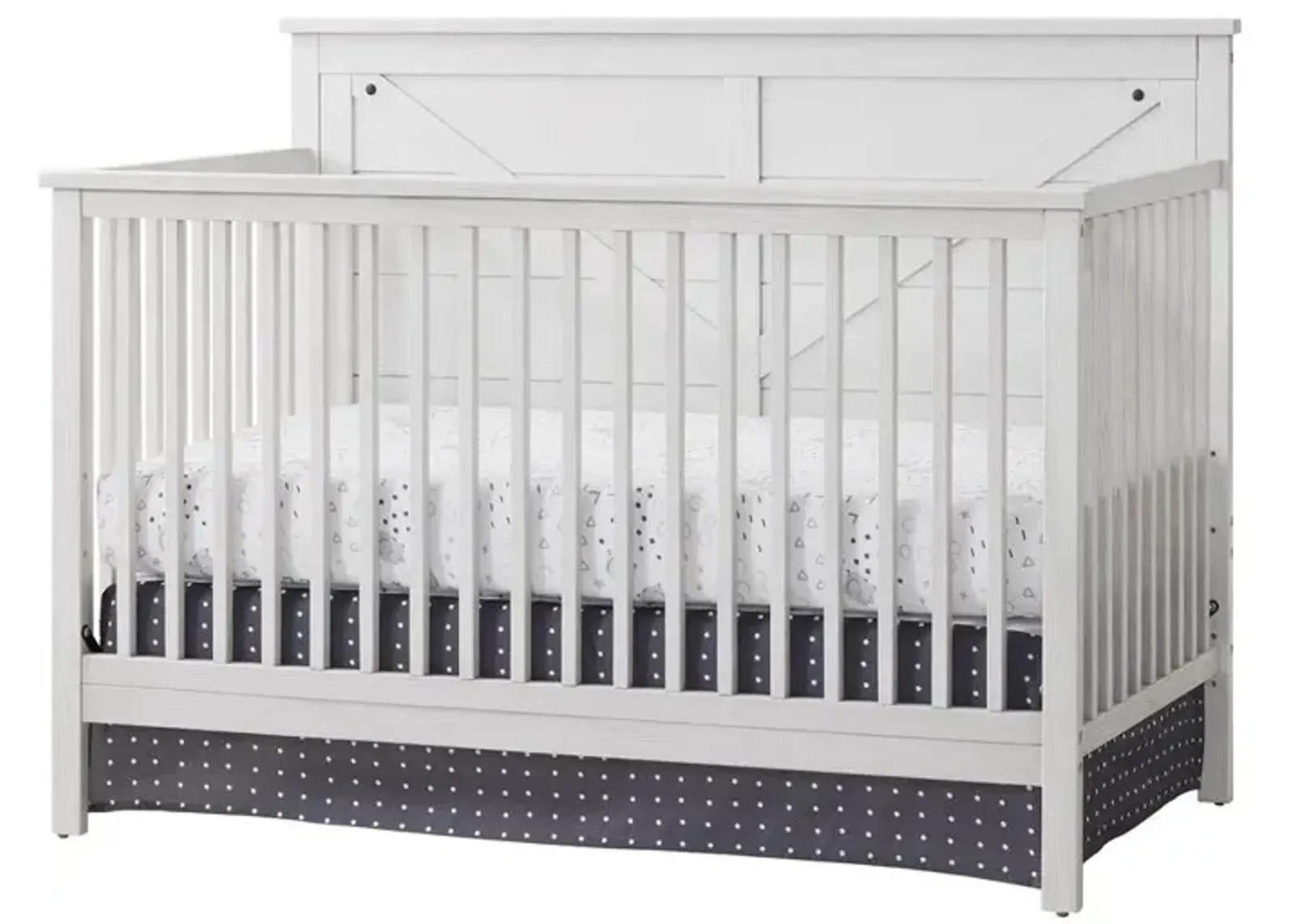 Oxford Baby Montauk 4 In 1 Crib Barn White