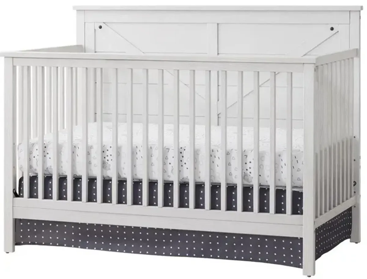 Oxford Baby Montauk 4 In 1 Crib Barn White