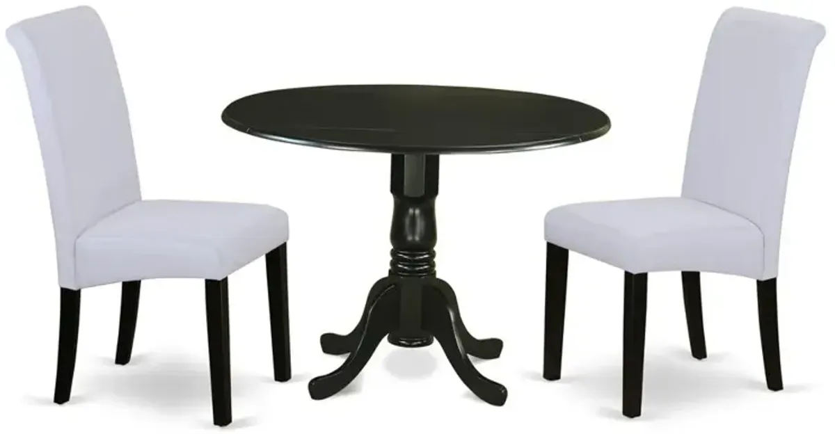 Dining Room Set Black, DLBA3-BLK-05