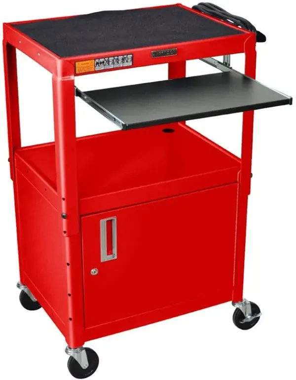 Luxor FurnLUXOR AVJ42KBC-RD Presentation Cart