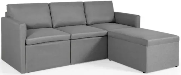 Hivvago Convertible L-Shaped Sectional Sofa Couch with Reversible Chaise