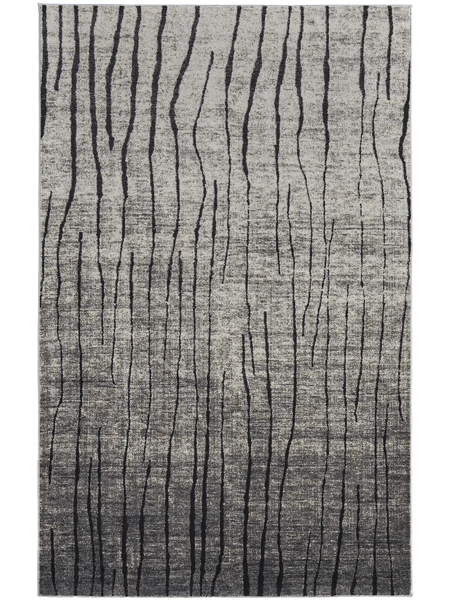 Kano 39LIF Gray/Black/Taupe 2'2" x 3' Rug