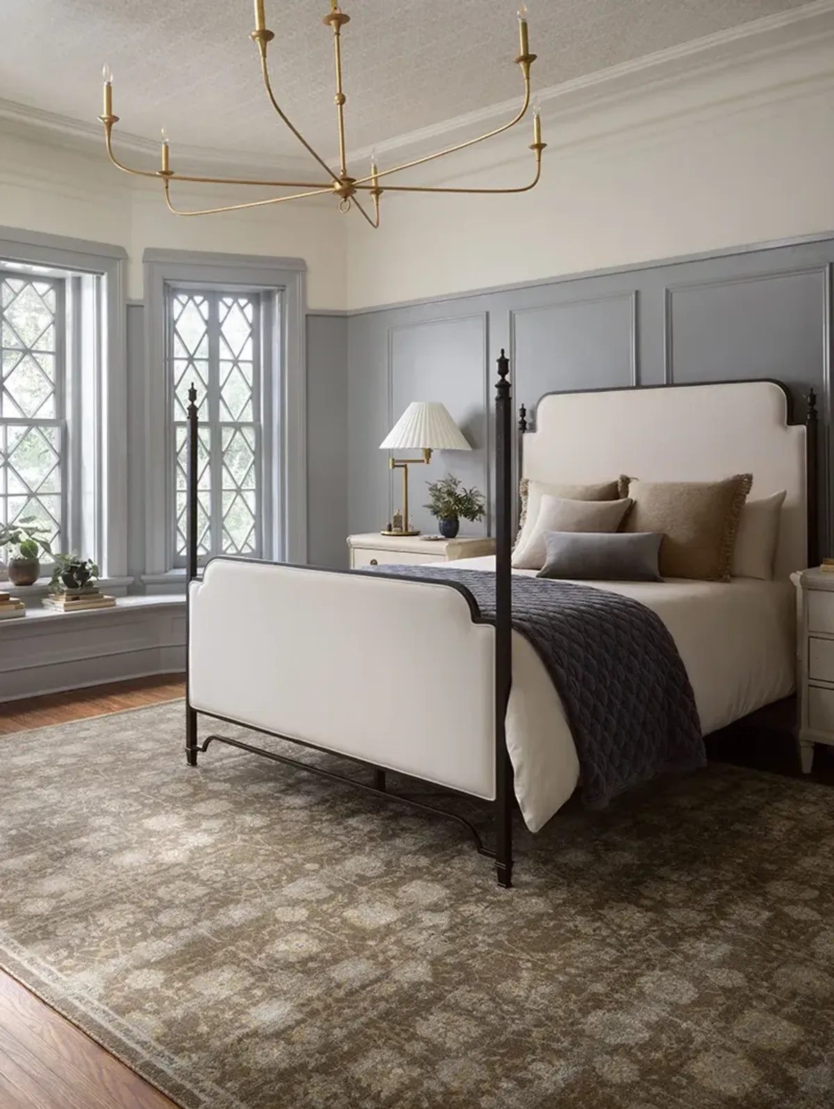 Mona Bark/Natural 7'6" x 7'6" Round Area Rug by Magnolia Home by Joanna Gaines x Loloi