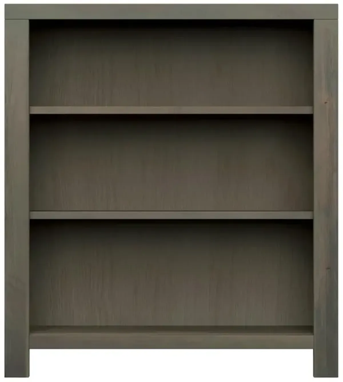 Bridgevine Home 3-shelf Barnwood Finish Solid Wood Bookcase