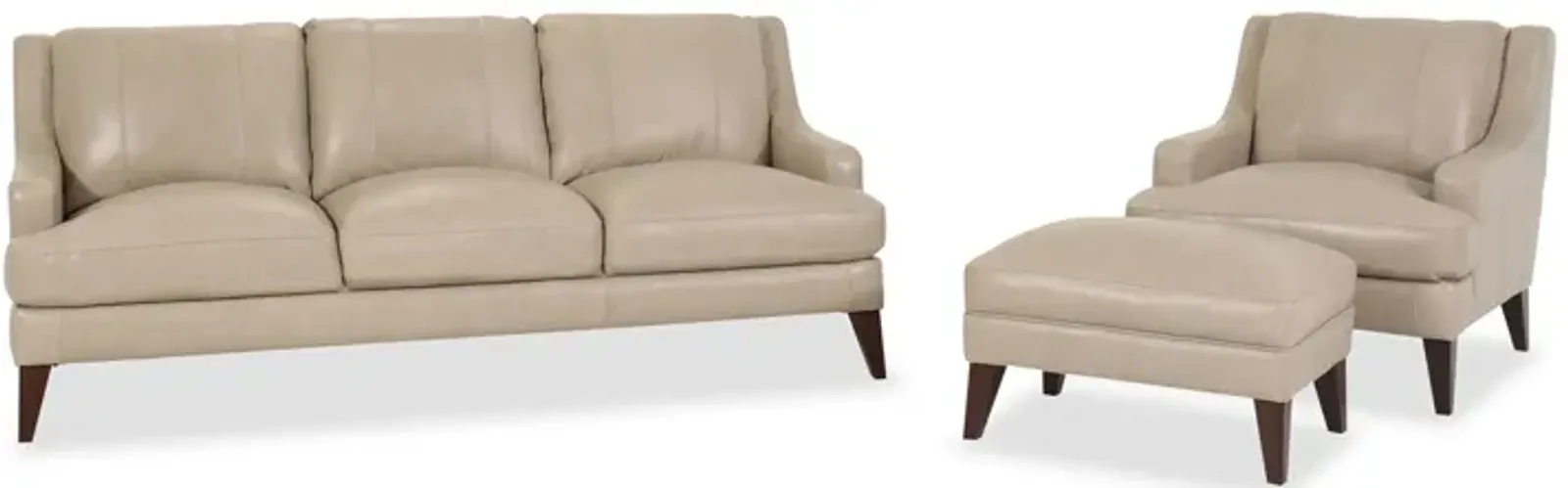 Manhattan Three-Piece Sofa Set in Pebble