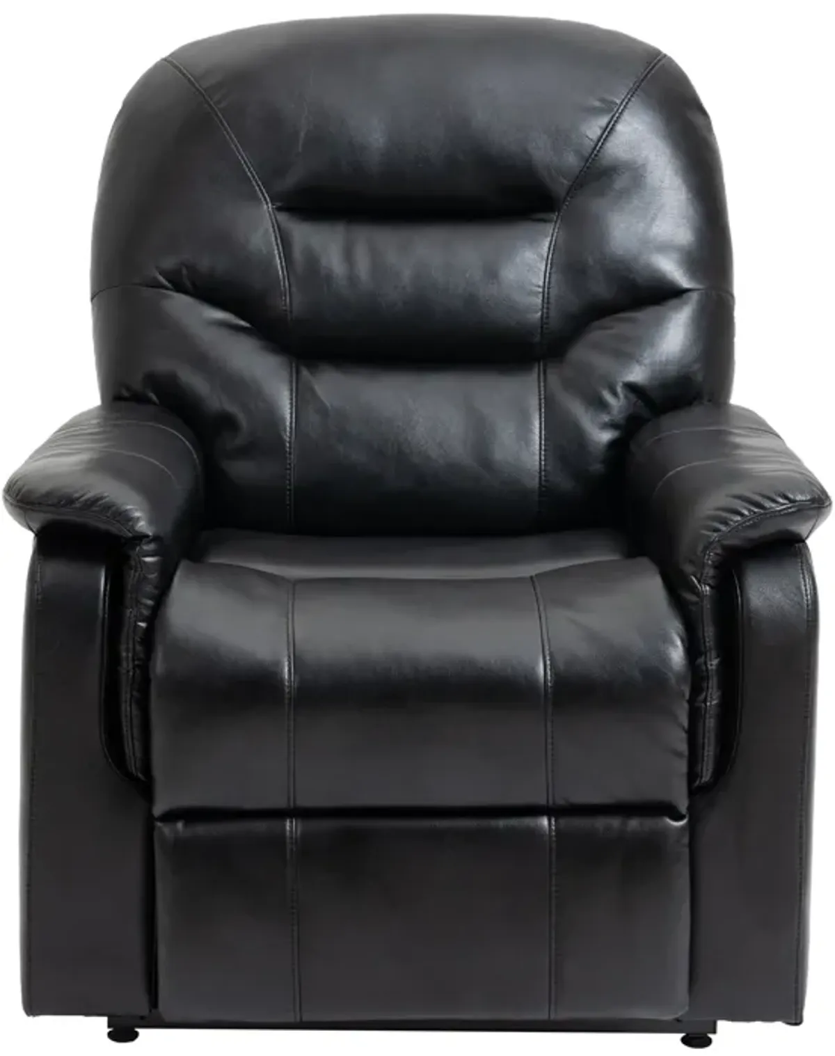 MONDAWE Ergonomic Faux Leather Power Lift Recliner Chair for Elderly with Side Pocket and Two Remote Control