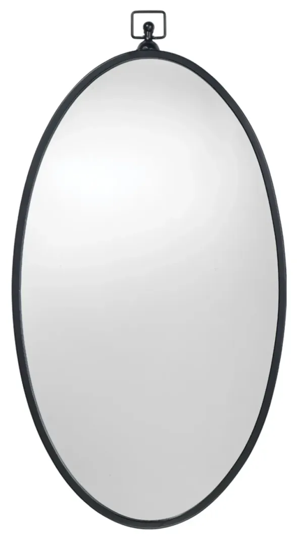 Wade Iron Mirror, Black