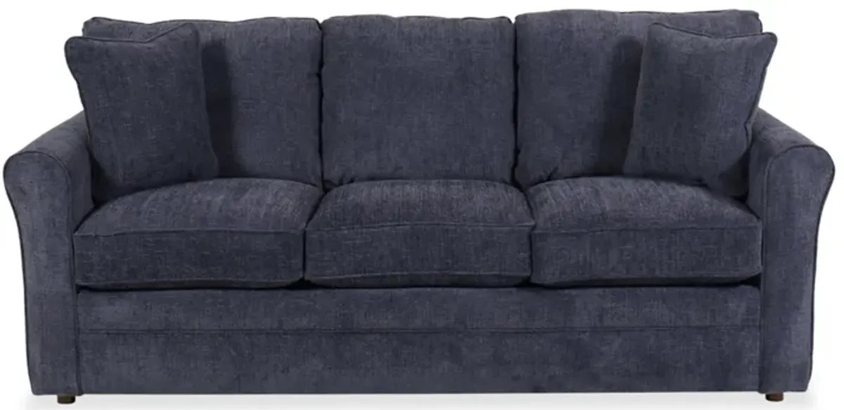 Leah Queen Sleep Sofa, Blue