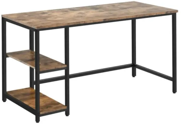 Hivvago 55 Inches Computer Desk with Adjustable Shelf