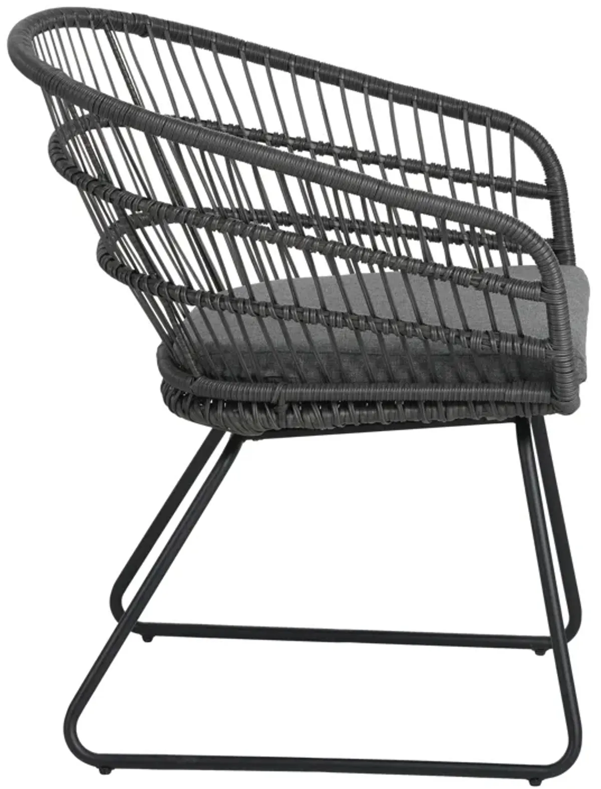 Merax 2PCS Outdoor Dining Chairs with Cushion