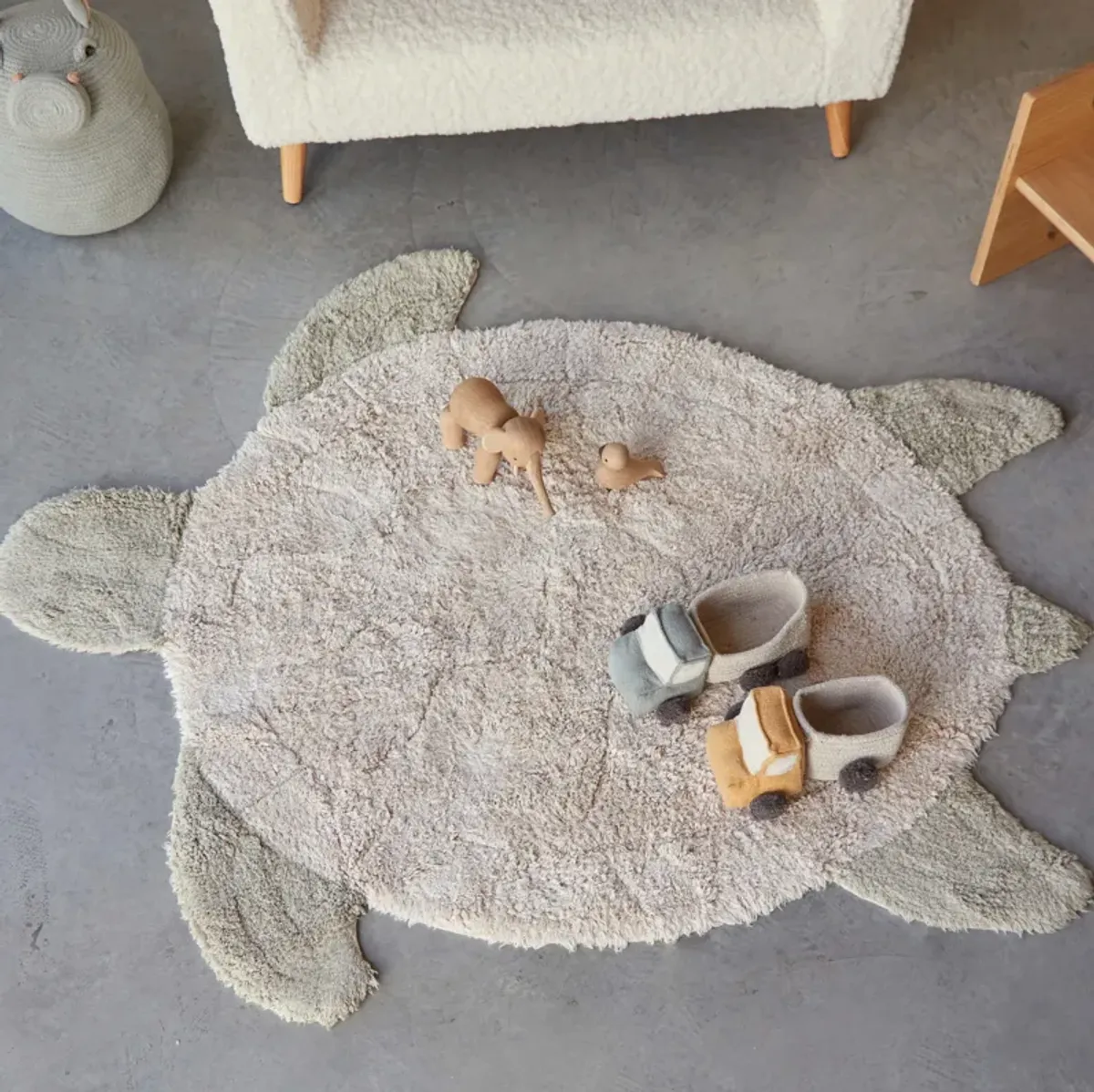 Washable rug Sea Turtle