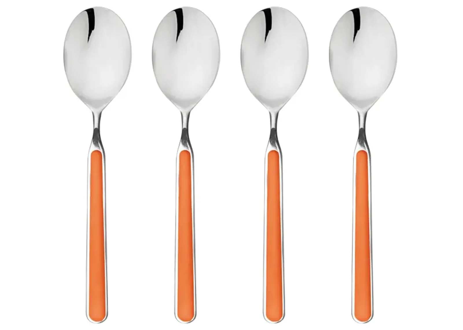 Fantasia 4-Piece American Coffee Spoon Set in Carrot