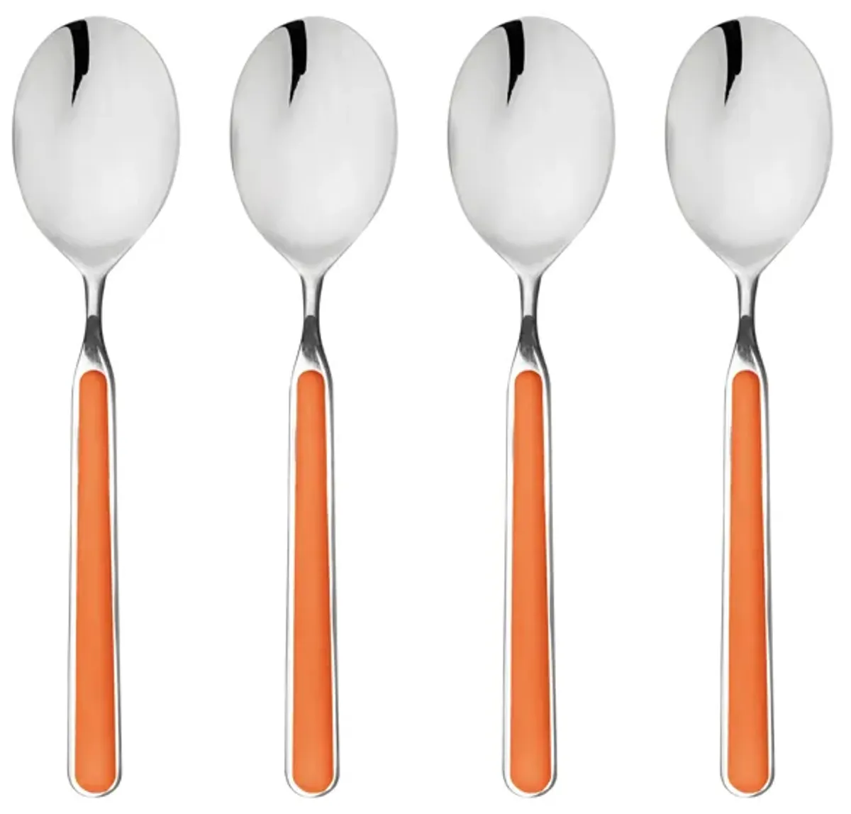 Fantasia 4-Piece American Coffee Spoon Set in Carrot