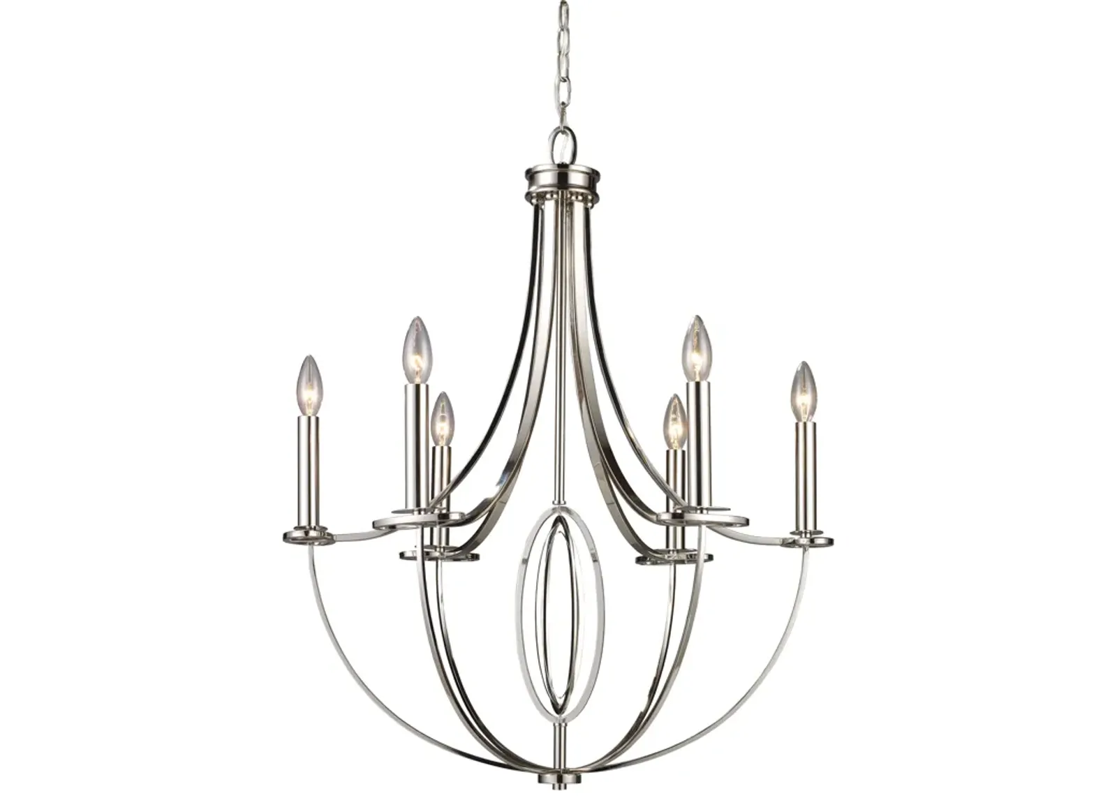 Dione 25'' Wide 6-Light Chandelier