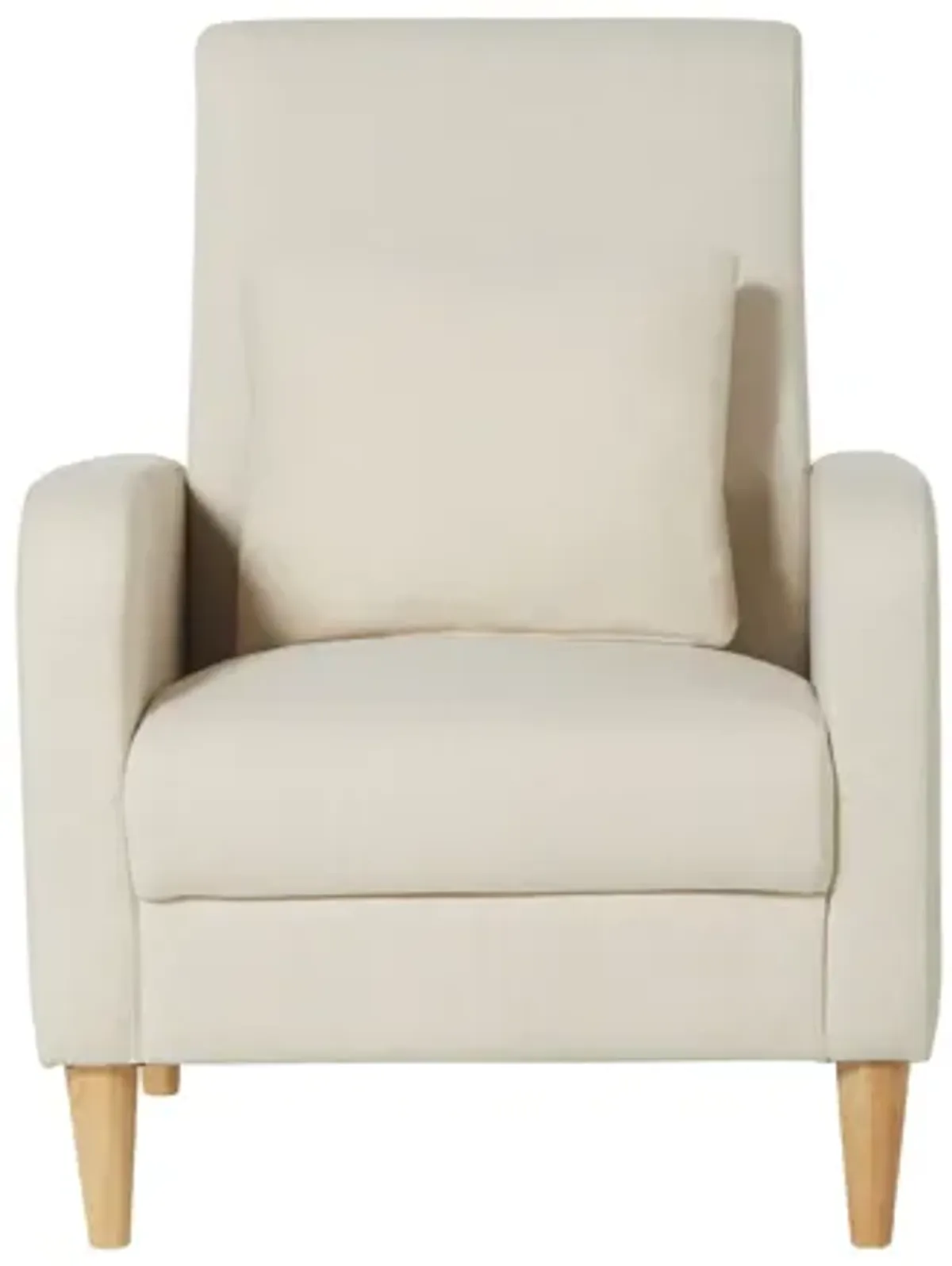 Modern Upholstered Accent Chair with Pillow