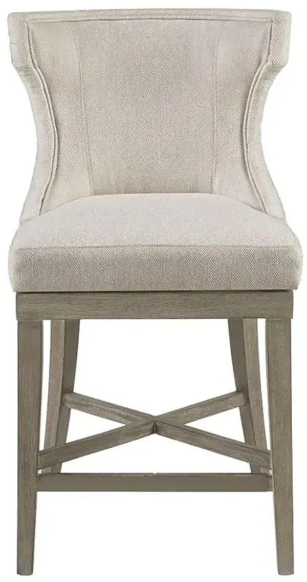 Madison Park Counter Stool With Swivel Seat