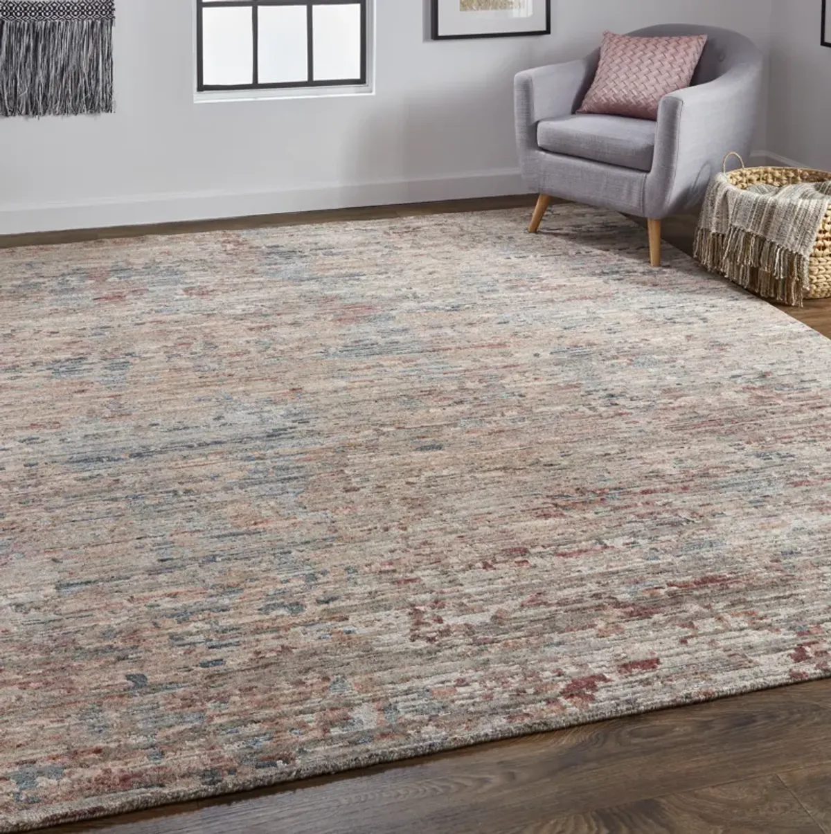 Conroe 6827F Red/Blue 2' x 3' Rug