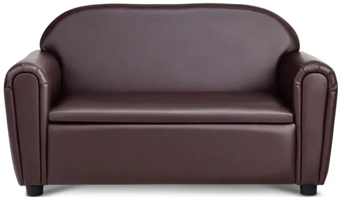 Kids Sofa Armrest Chair with Storage Function