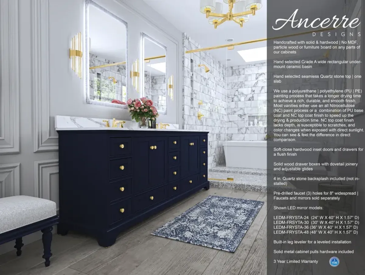 Audrey 84 in. Bath Vanity Set