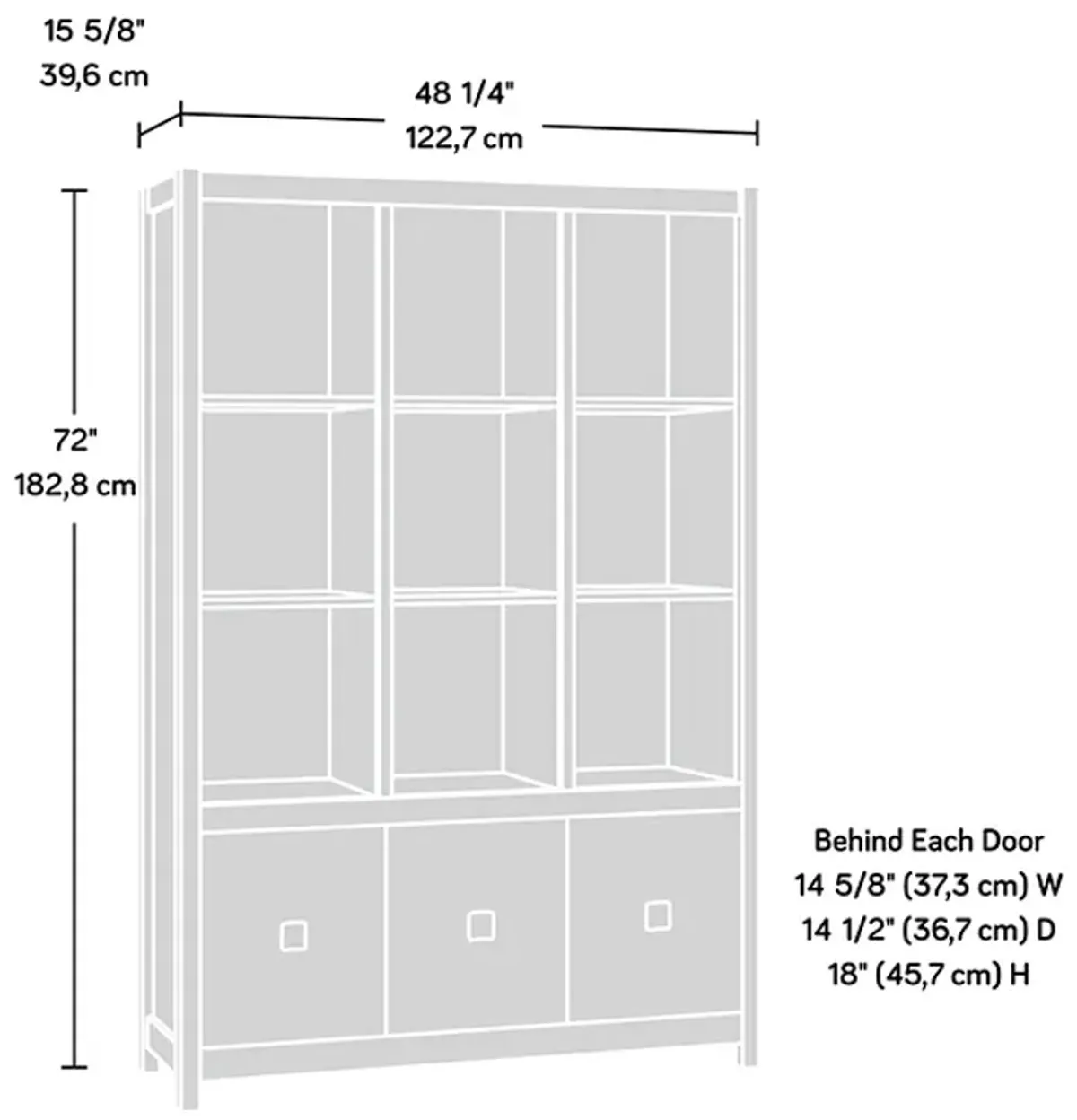 Cannery Bridge Storage Wall