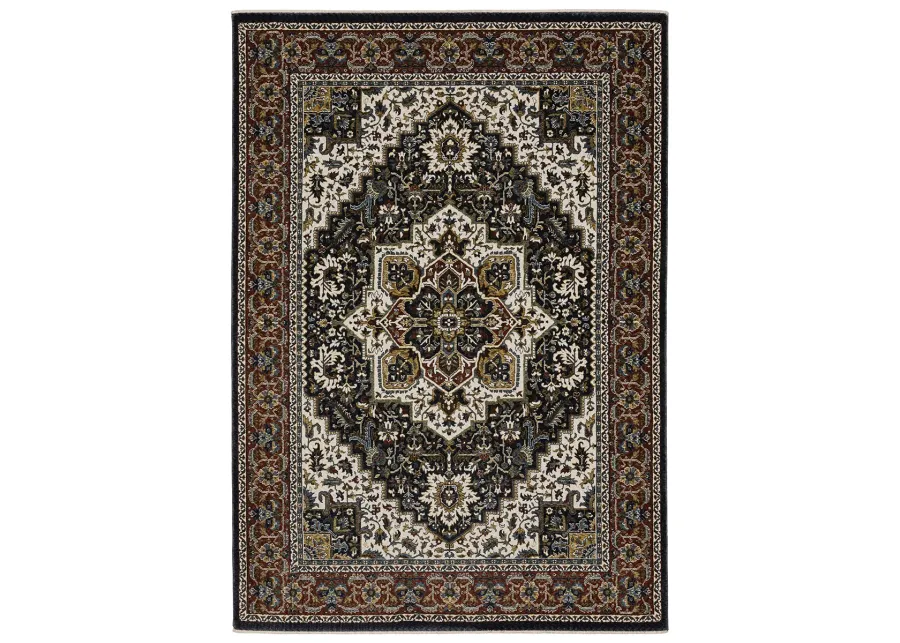 Vivian 2'3" x 7'6" Navy Rug