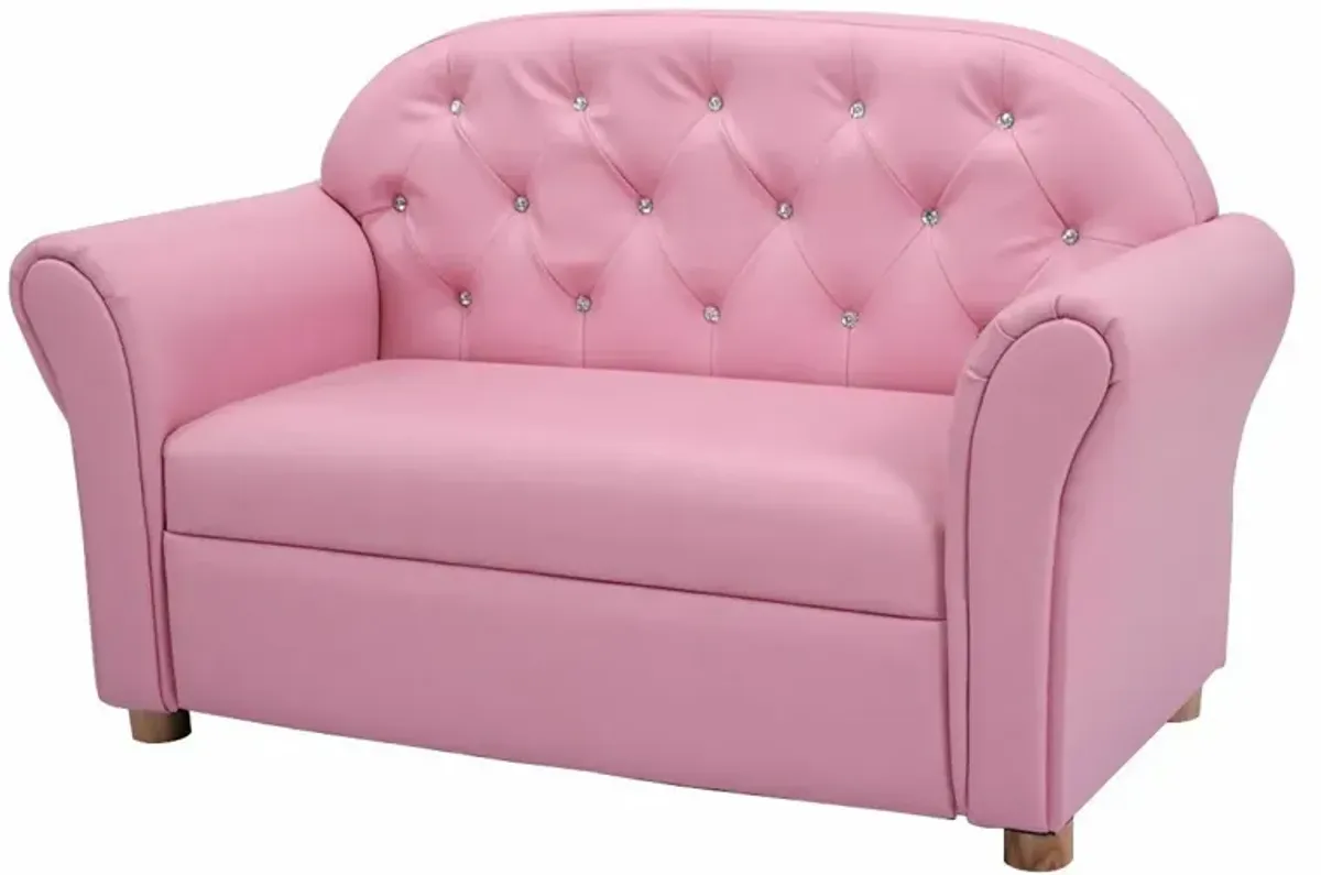 Kids Princess Armrest Chair Lounge Couch