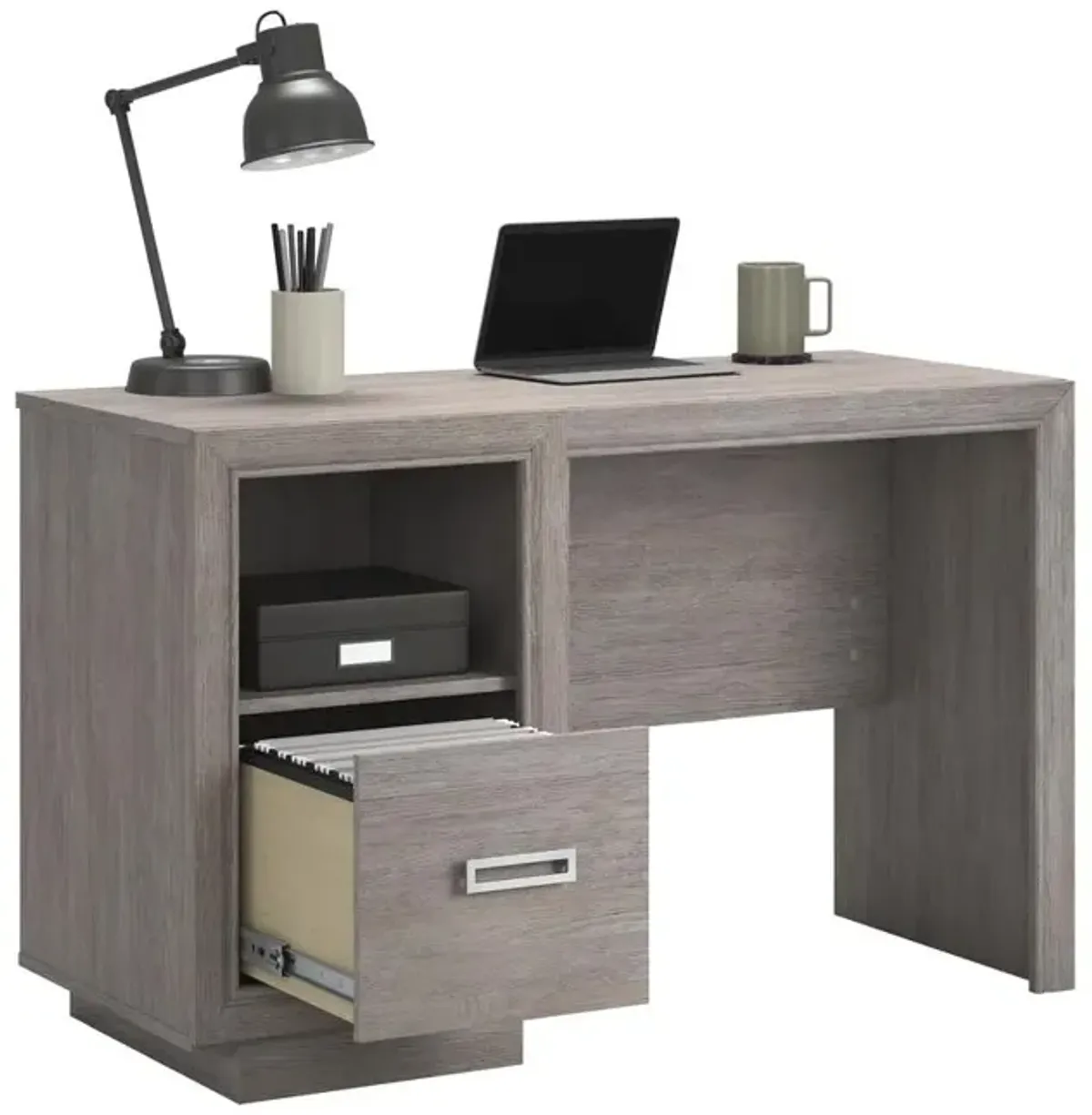 Sauder Hayes Garden Desk in Ashen Oak