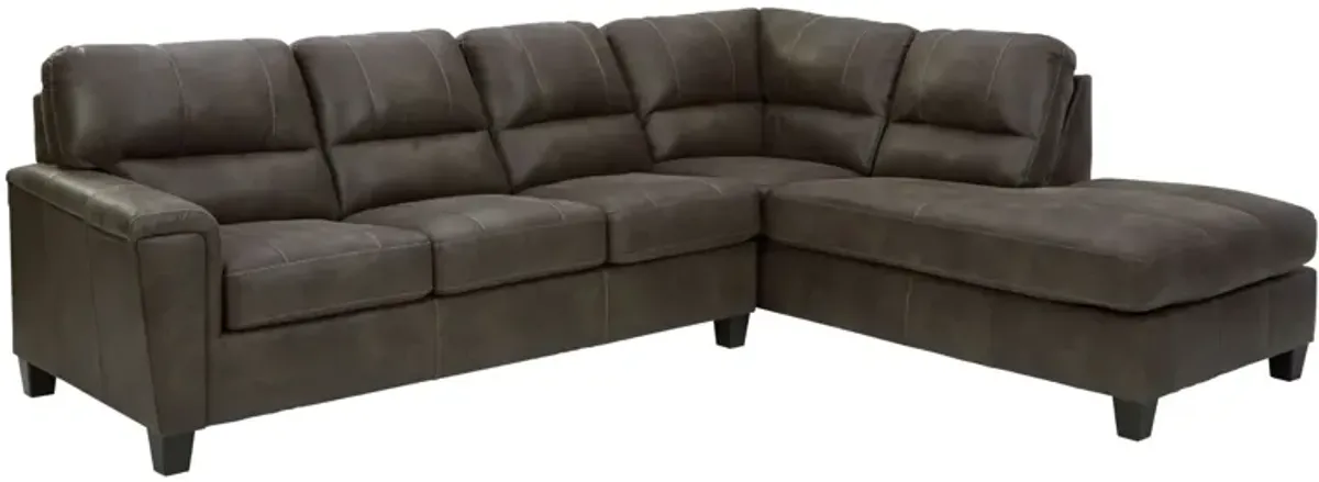 Navi Smoke 2-Piece Sectional