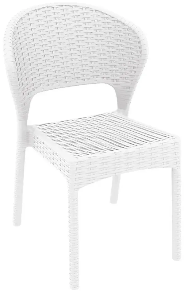 Belen Kox Resin Dining Chair Set, White, Belen Kox