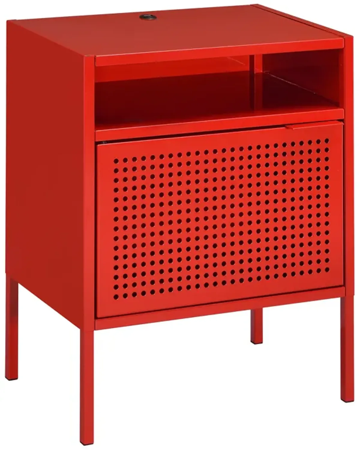 Gemma Nightstand in Red