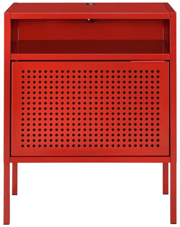 Gemma Nightstand in Red