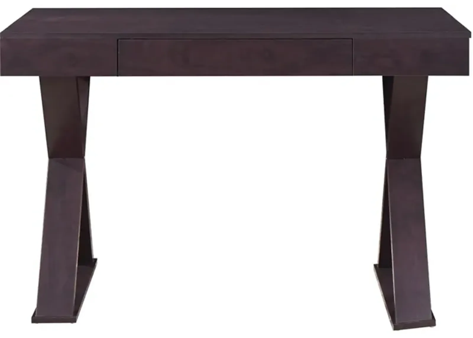 Trendy Writing Desk with Drawer, Espresso