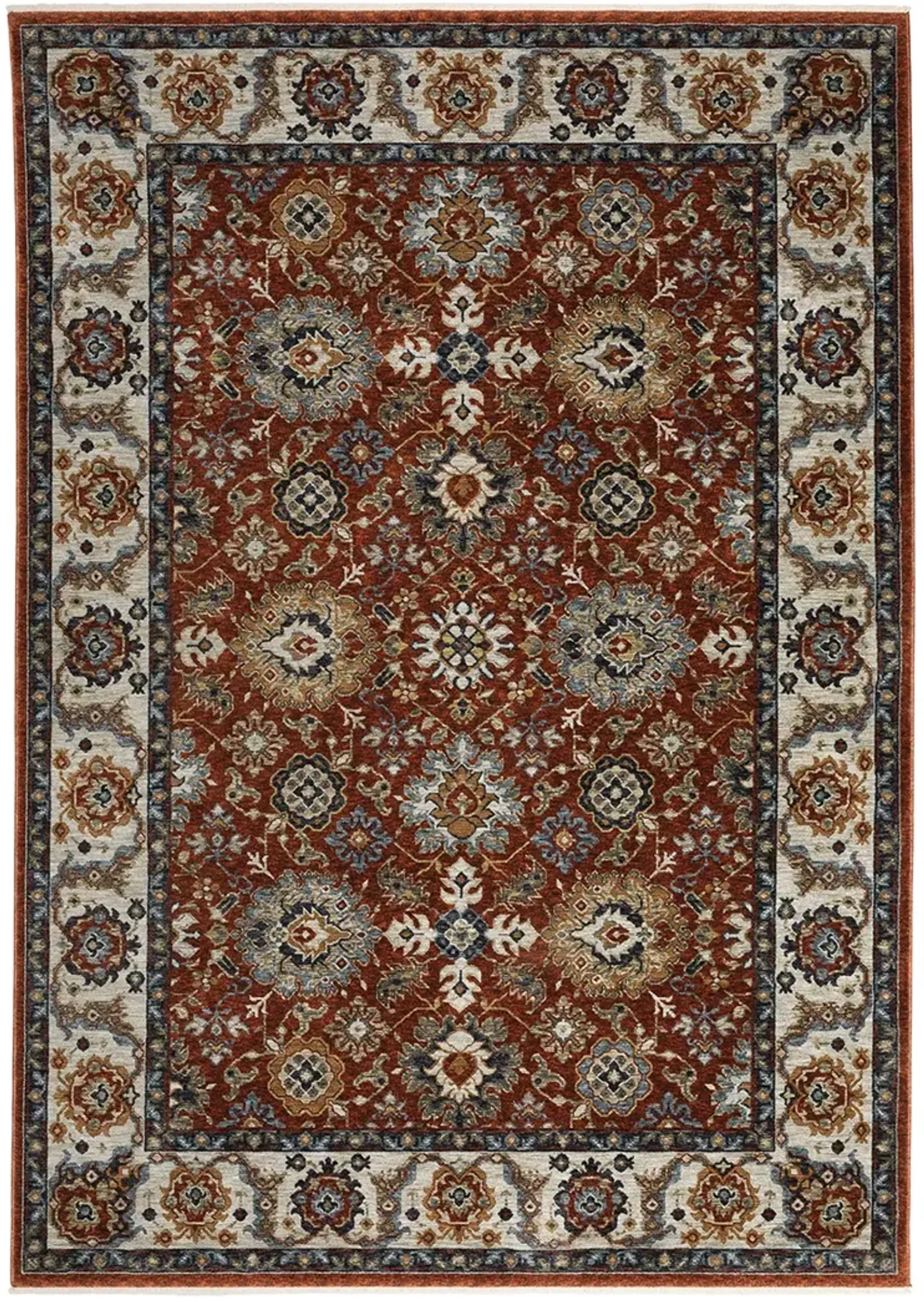 Aberdeen 3'3" x 5' Red Rug