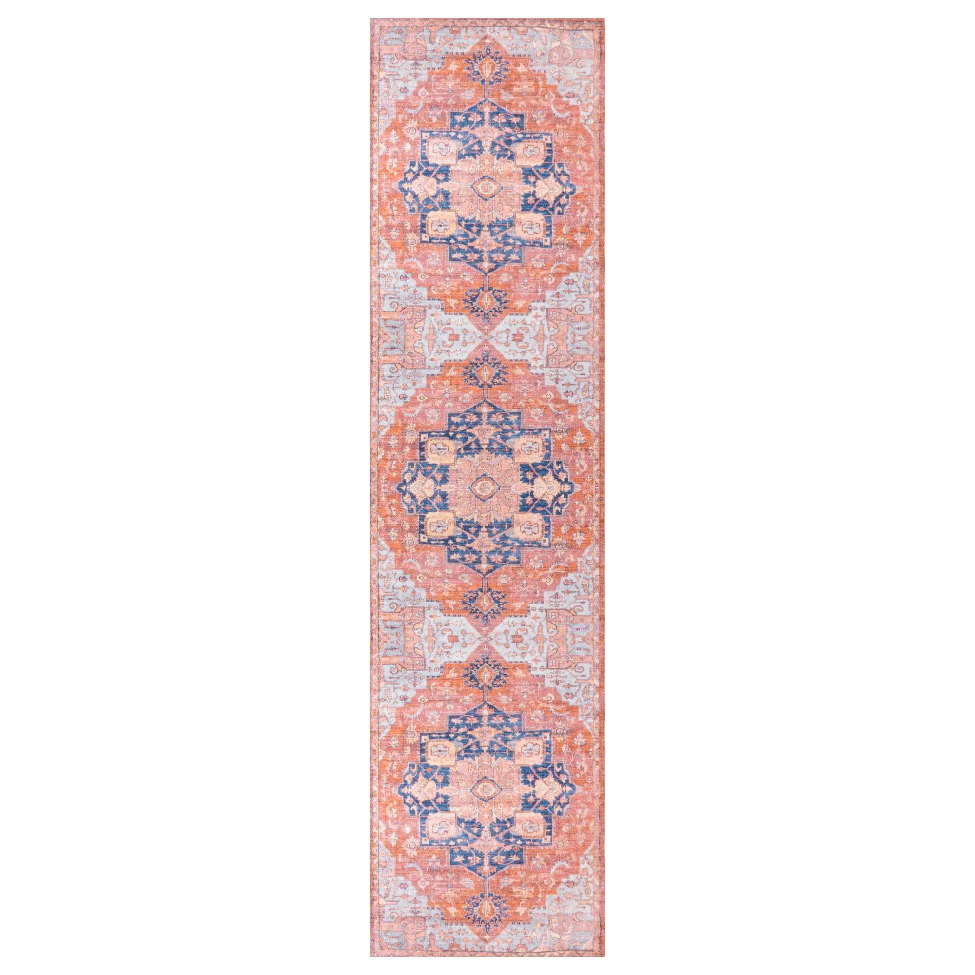 Maris Ornate Medallion Washable Indoor/Outdoor Area Rug