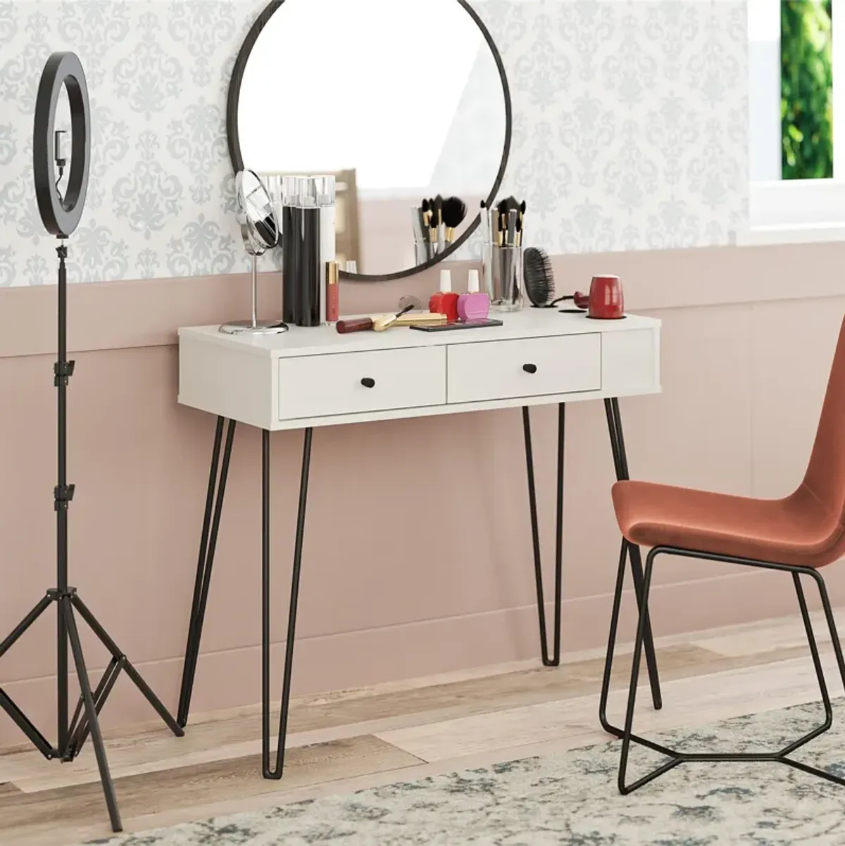 Novogratz Kimberly At Home Vanity with Drawers