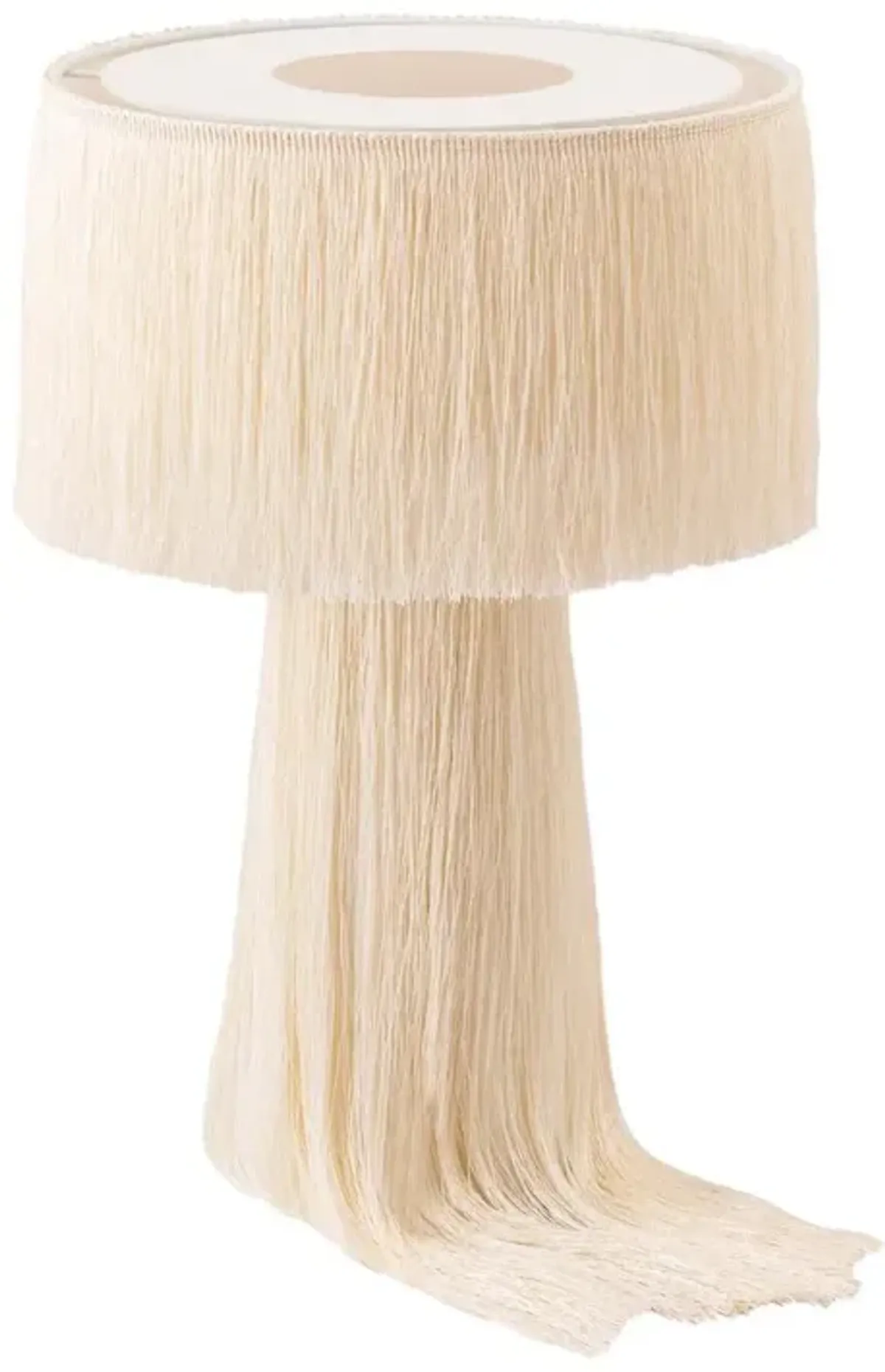 Belen Kox Glamorous Cream Tassel Table Lamp, Belen Kox