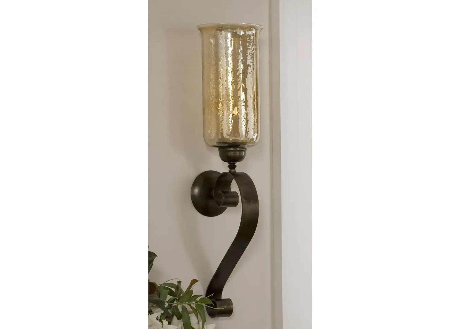 Uttermost Joselyn Bronze Candle Wall Sconce